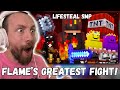 FLAME S GREATEST FIGHT FlameFrags I Fought Lifesteal S Deadliest War LIFESTEAL SMP REACTION