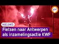 Lukt het Evan en Bram om naar Antwerpen te fietsen?