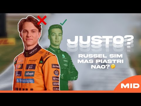 Por que Piastri Foi Punido e Russell Não? Entenda a Diferença