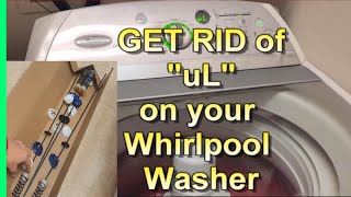 uL Shaking Error Fix — Whirlpool Cabrio Washer Suspension Rod Installation Tips W10820048 Repair