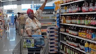 Day In My Life Vlog| GROCERY SHOPPING In Walmart  With Mama 