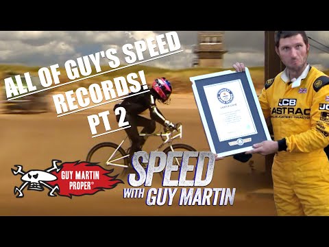 ALL of Guy Martin's RECORD BREAKING high speed challenges | Guy Martin Proper| Guy Martin Proper