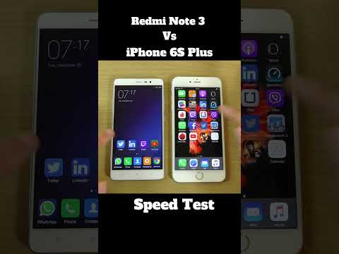 Redmi Note 3 vs iPhone 6S Plus – SPEED TEST SHOWDOWN! 🚀 Who Wins?"#shorts