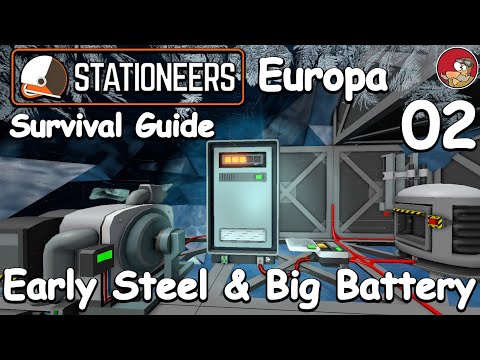 Initial Steel and Big Battery - Stationeers Europa Survival Getting Started Guide 02