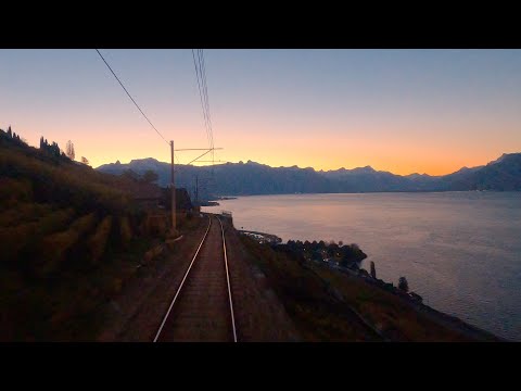 ★ 4K 🇨🇭 Palézieux - Vevey - Brig cab ride, Switzerland [11.2021] Führerstandsmitfahrt