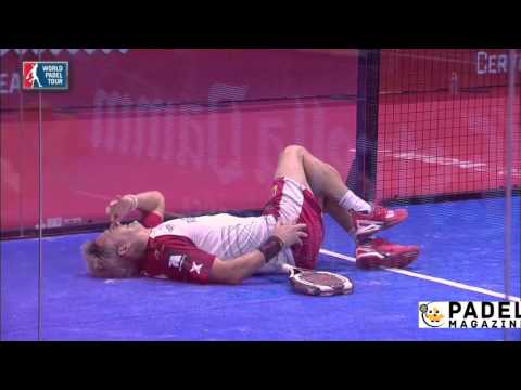 Le padel peut faire mal…