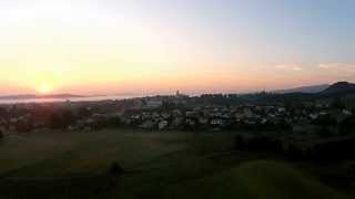 preview picture of video 'Rymanów - mgły i wschód słońca'