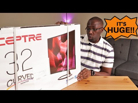Sceptre 32 inch Curved Monitor - Play like the Pros!