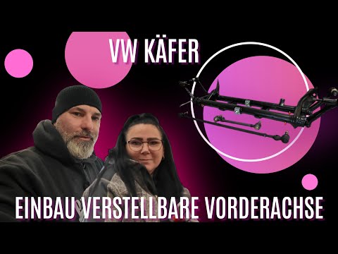 VW Käfer Einbau Verstellbare Vorderachse | Spur & Sturz Einstellung Trakrite Gunson |