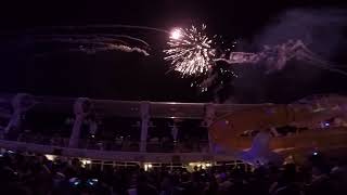 Disney Cruise Line New Year&#39;s Eve Firework Spectacular