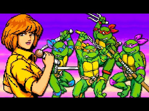 Turtles in Time (SNES) All Bosses (No Damage)