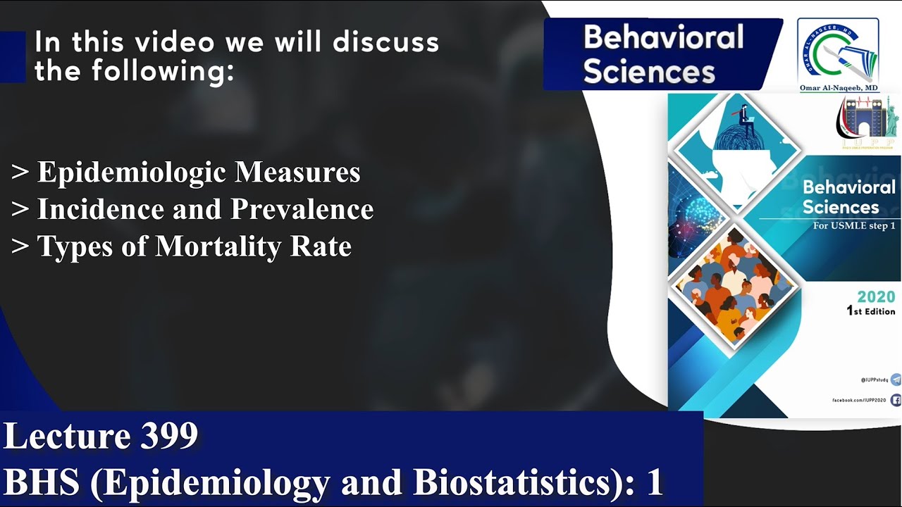Epidemiologic Measures | Incidence and Prevalence | Types of Mortality Rate