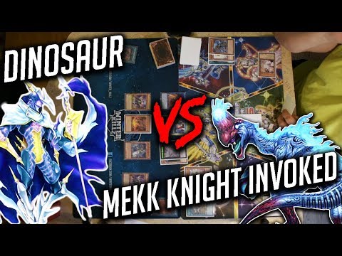 Yu-Gi-Oh! Invoked Mekk Knight Vs Dinosaur - Full Match (August 2018)