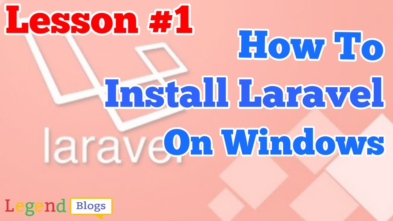 How to install Laravel on windows using wamp server