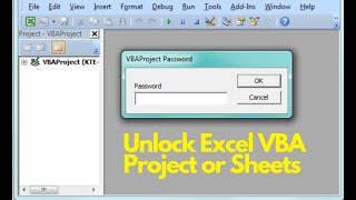 Unprotect Excel VBA Project without Password