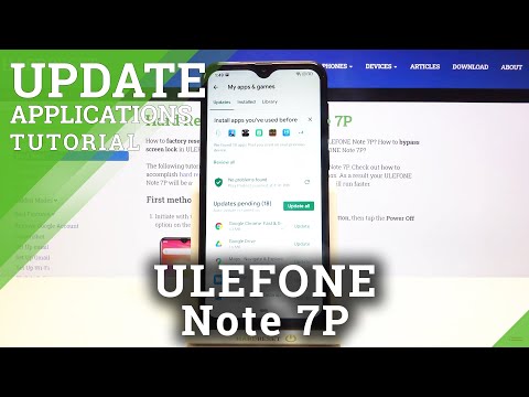 How to Update Apps in ULEFONE Note 7P – Download Updates