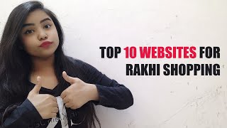 Rakhi Offers 2020|Top 10 Websites For Rakhi Shopping|Raksha Bandhan Shopping Online| Rakhi Gift