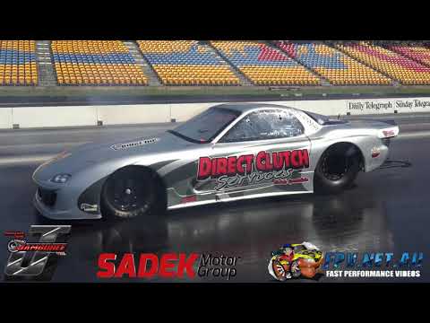 DIRECT CLUTCH SERVICES 20B RX7 6.93 @ 200 MPH AT SYDNEY JAMBOREE