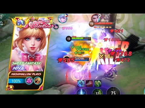 NEW MIYA BRUTAL 1 HIT DELETE BUILD 100% OVERPOWERED │ MIYA BEST BUILD & EMBLEM 2023 ~ MLBB