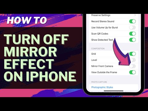 How to Turn Off Mirror Effect on iPhone Camera