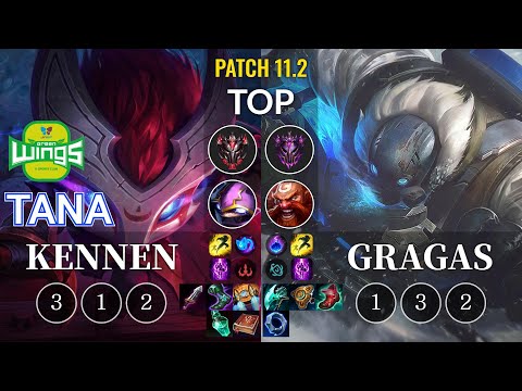 JAG TaNa Kennen vs Gragas Top - KR Patch 11.2