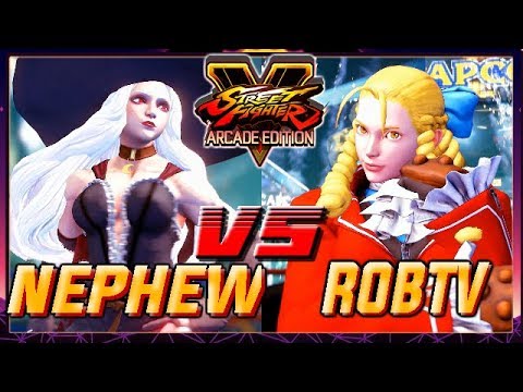 SFV AE 💥 Nephew (Kolin) VS  RobTV (Karin) Street Fighter Arcade Edition