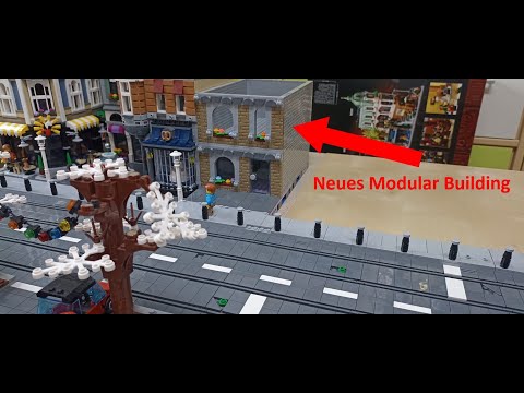 Neues Modular Building MOC und Straßenarbeiten - Bau meiner Lego Stadt Teil 13