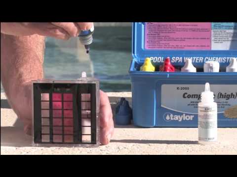 How to Test for Calcium Hardness with a Taylor Test Kit