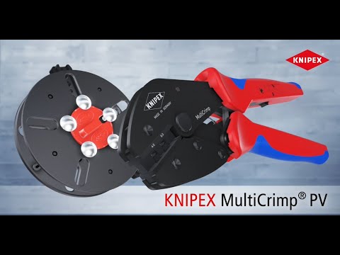 KNIPEX MultiCrimp® Crimping Pliers with changer magazine video