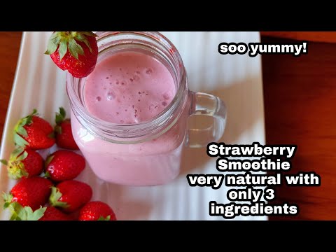 Strawberry Smoothie l best Smoothie l strawberry milkshake l Cook with Kinnari l healthy smoothie
