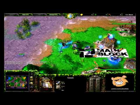 [HD.WC3#094] A.1st_LawLiet vs TyLoo_000 - NvH - ro8 AWC Game 1 - Warcraft 3 Replay [FR]