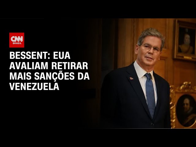 EUA podem retirar mais sanções contra Venezuela na próxima semana, diz Bessent | CNN NOVO DIA