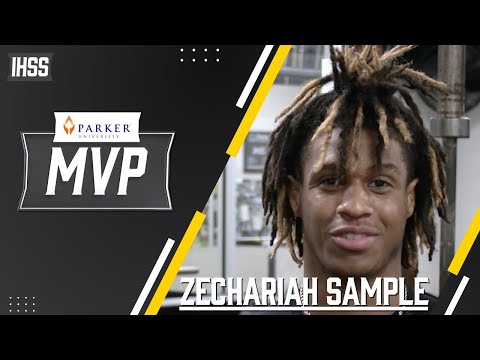 Katy Jordan Wide Receiver Zechariah Sample - Week 14 MVP Bobblehead Winner