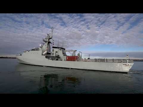 HMS Medway sails for the Caribbean