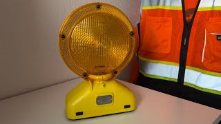 Sequential Barricade Lights