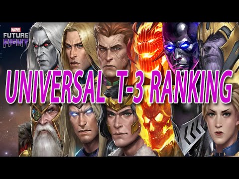 UNIVERSAL T-3 Ranked Worst to Best [PvE & PvP Ranking List] I Marvel Future Fight