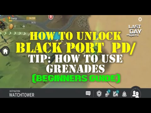 "BLACK PORT PD" | HOW TO UNLOCK  + TIP: HOW TO USE GRENADE - LDOE: Survival