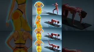 ?? Seu corpo LINDO em 4 passos! #dicasdebeleza #shorts #bumbum #exercicioemcasa