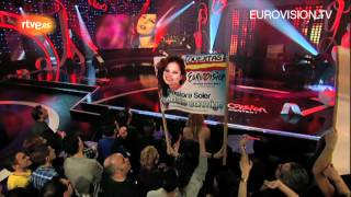 Pastora Soler - Quédate Conmigo (live performance) (Spain) 2012 Eurovision Song Contest