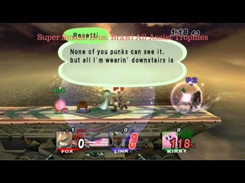 Super Smash Bros Brawl All Assist Trophies