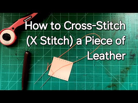 Cross Stitch Leather - X Stitch Leather - Learn Stuff With Onen