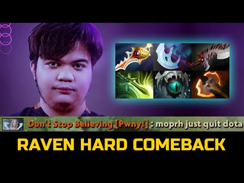 FNATIC.RAVEN RAPIER TRY HARD COMEBACK - JUST FARM AND CARRY THE GAME