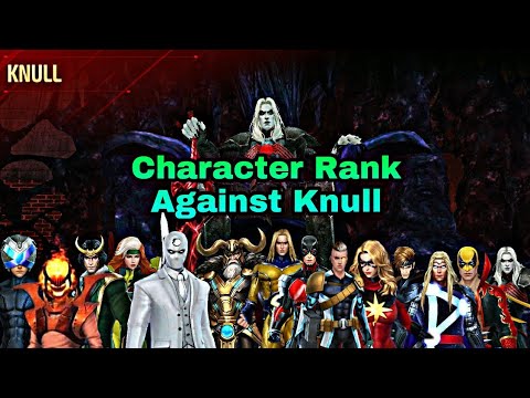 Best Character Rank For World Boss Legend Knull -  Marvel Future Fight