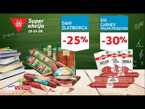 NEDELJNA AKCIJA SUPER VERO 18.08 - 24.08.2017.