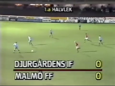 Djurgårdens IF - Malmö FF 0-0 SM-Final 1 1988