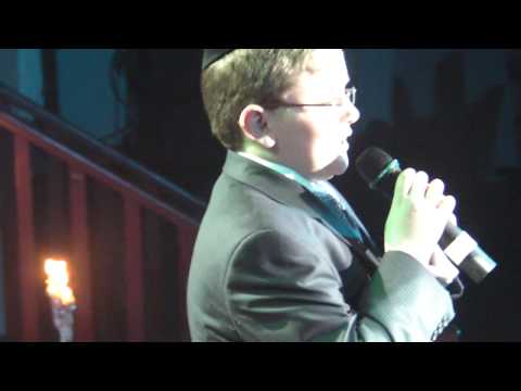 Dovid Dachs Sings Vihe Sheamda at YU Concert