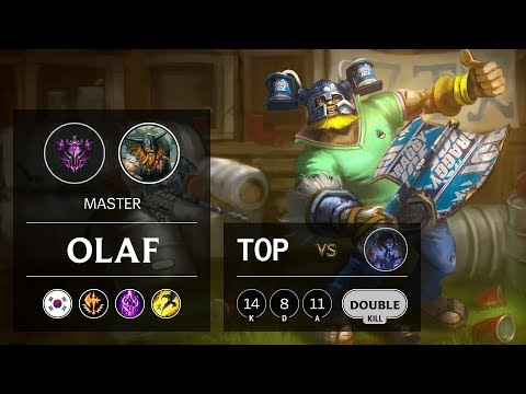 Olaf Top vs Sylas - KR Master Patch 9.14
