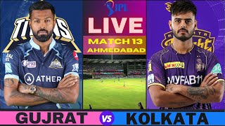 Live: GT Vs KKR, Match 13| IPL Live Scores & Commentary | IPL LIVE 2023 | Gujrat vs Kolkata