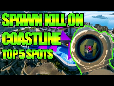 Top 5 spawn kill / peak spots on Coastline |  Rainbow Six Siege tips