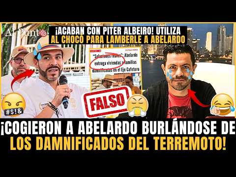 ¡Abelardo LLEGÓ AL QUINDÍO a BURLARSE de los que PERDIERON SUS VIVIENDAS! Medios REPLICARON FALSEDAD